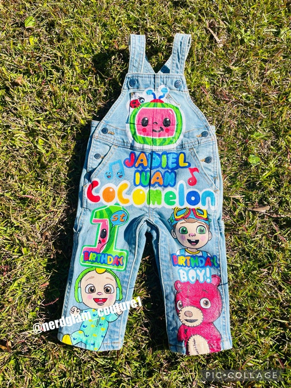 Kids Custom Painted Character Denim 