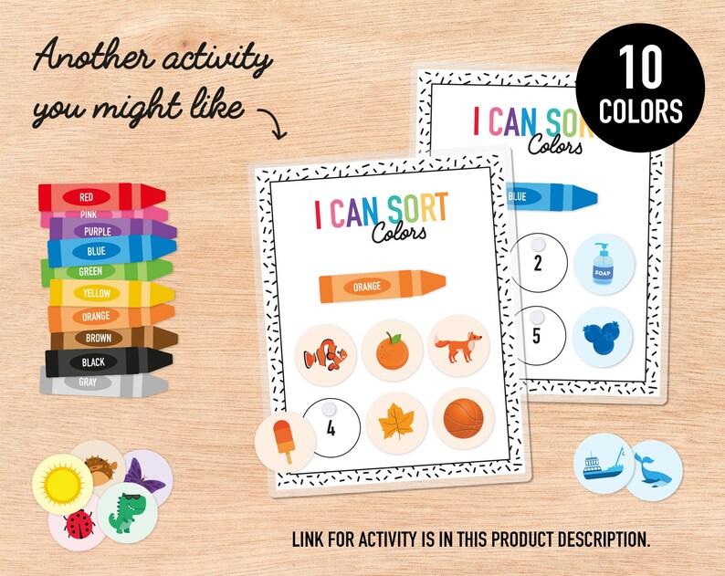 DOWNLOAD NOW Printable Days of the Week /& Months of Year Matching Activities Cute Rainbow Toddler Busy Binder Preschool Learning Resource