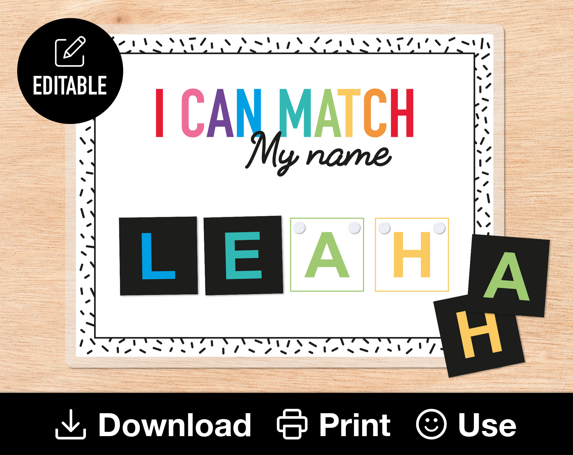 editable-name-matching-activity-4-letter-name-i-can-spell-my-name-reusable-preschool-printable-pre-k-learning-binder-instant-download-etsy for My Name Begins With Letter Free Printable Editable Name Matching Activity (4 Letter Name), I Can Spell My Name, Reusable Preschool Printable, Pre-k Learning Binder, Instant Download - Etsy for My Name Begins With Letter Free Printable