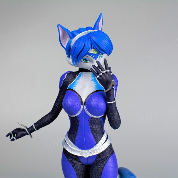 Star Fox Krystal figurine personnalisée personnage personnalisé impression 3d fichiers stl impression 3d fichier stl impression 3D jeux de société personnalisés cadeaux