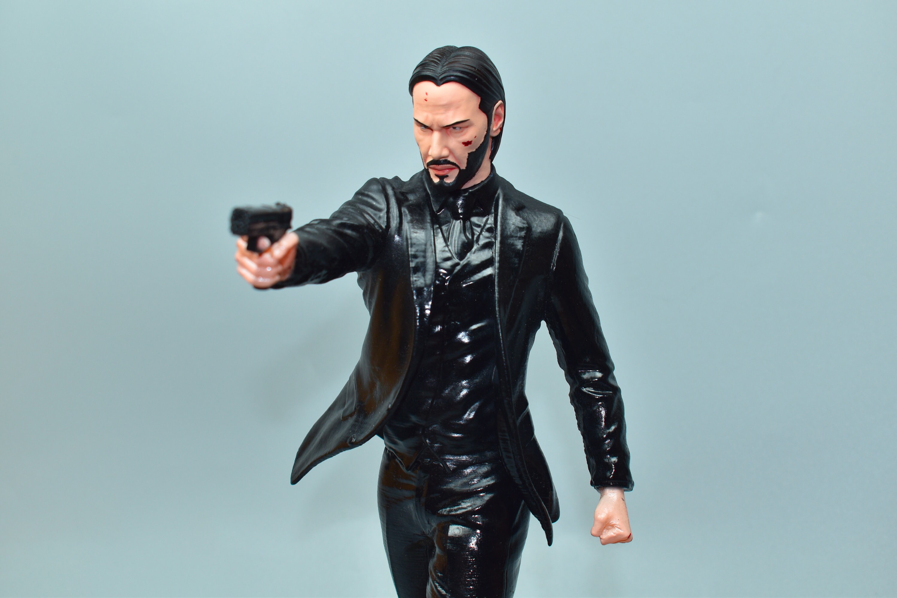 Keanu Reeves 3d Action Figure Custom Action Figure 3d Printed