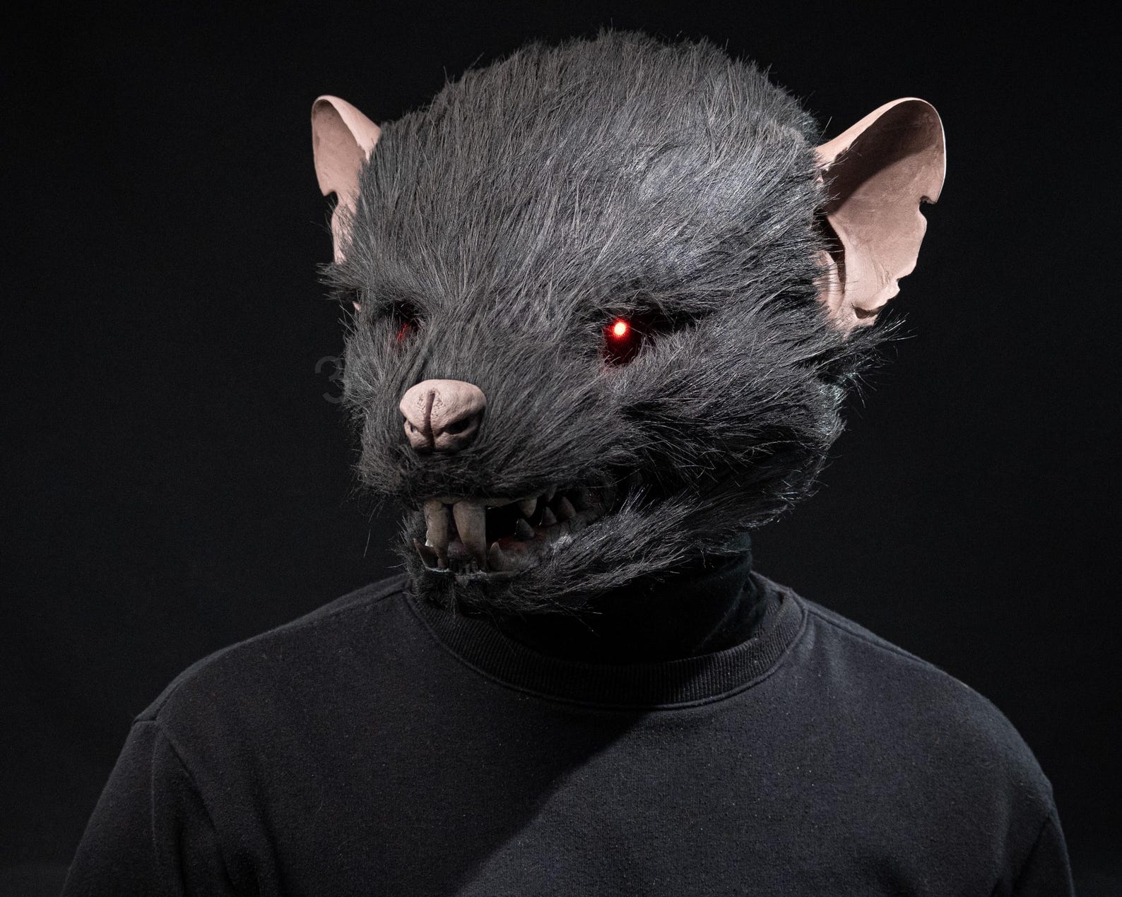 Rodent Mask Rat Mask Moving Jaw – Sewer Monster Mask – Mutant Rodent Cosplay ...