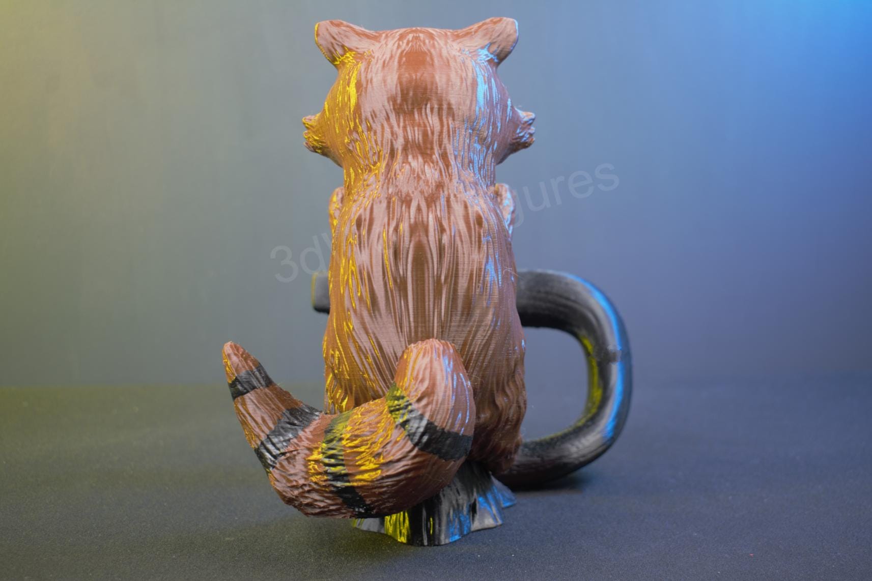 Niedlicher Waschbär Toilettenpapierhalter - 3D Skulptur Für Badezimmer Deko
