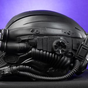 sci fi armor helmet aggressive angular design