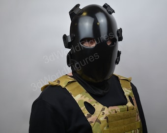 hunter mask| Vigil Mask| airsoft mask| Masquerade mask|  Gothic mask| Costume prop helmet| Handmade mask 3d| 3d mask