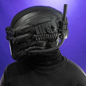 cyberpunk tactical helmet cosplay prop