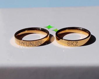 SKZ Custom Engraved Ring