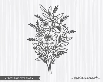 Free Free 302 Cut Flower Bouquet Svg SVG PNG EPS DXF File