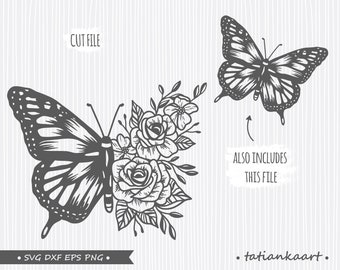 Free Free Half Butterfly Half Flower Svg Free 938 SVG PNG EPS DXF File