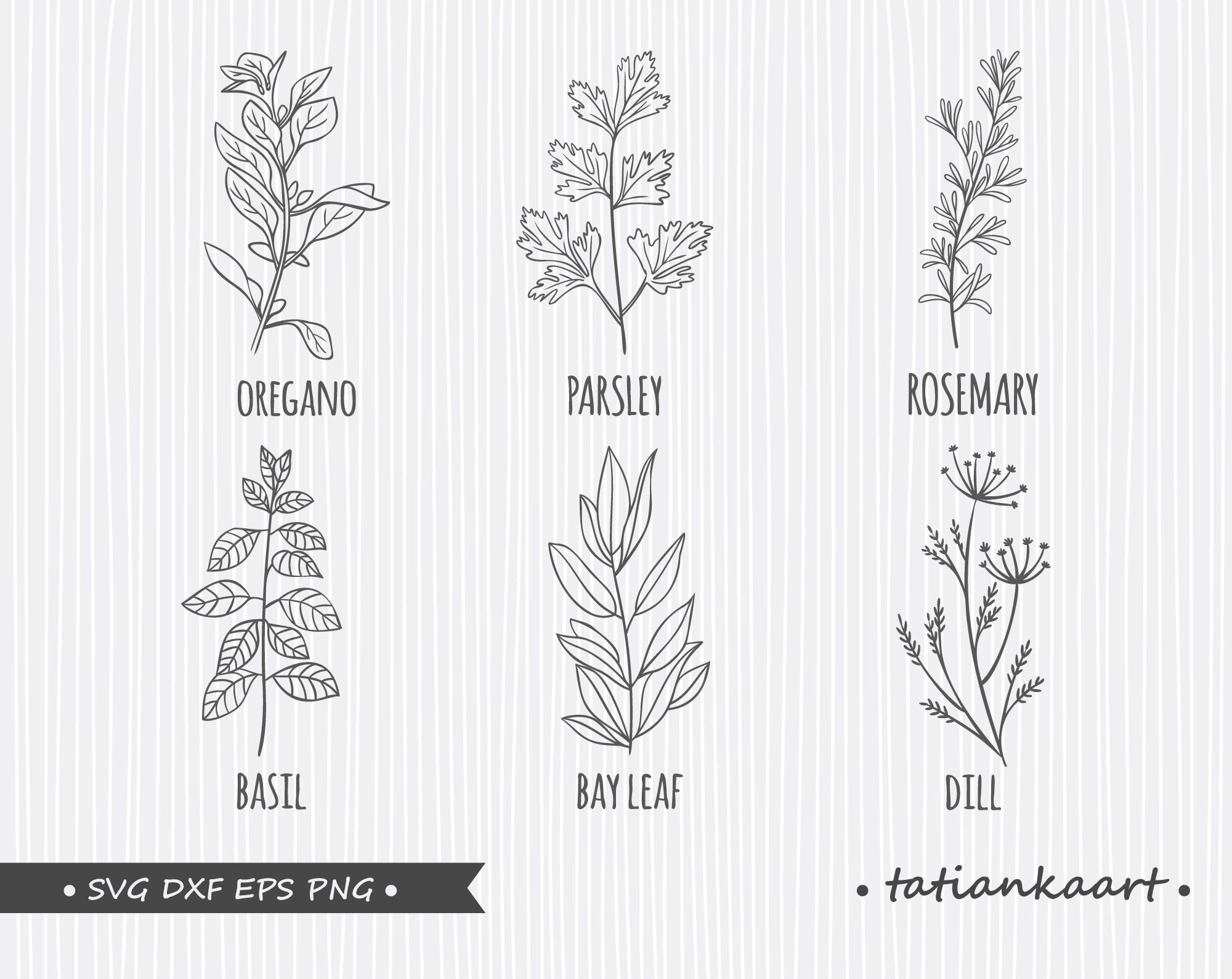 Download Herb Svg Bundle Kitchen Svg Leaves Svg Weed Svg Garden Etsy