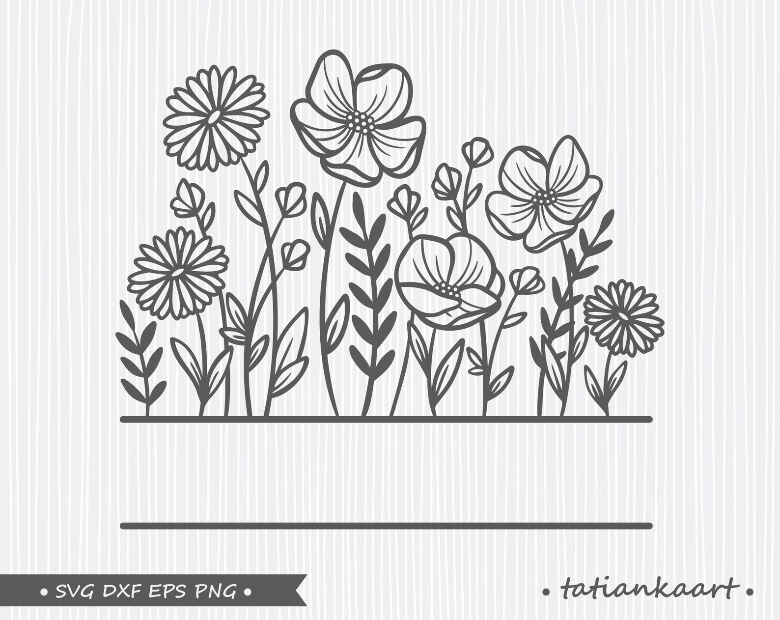Free Flower Border Svg Cricut