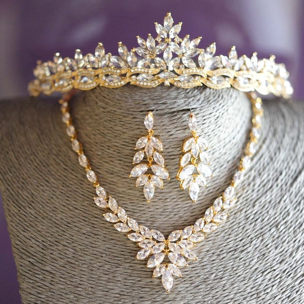 Gold Wedding Tiara Etsy