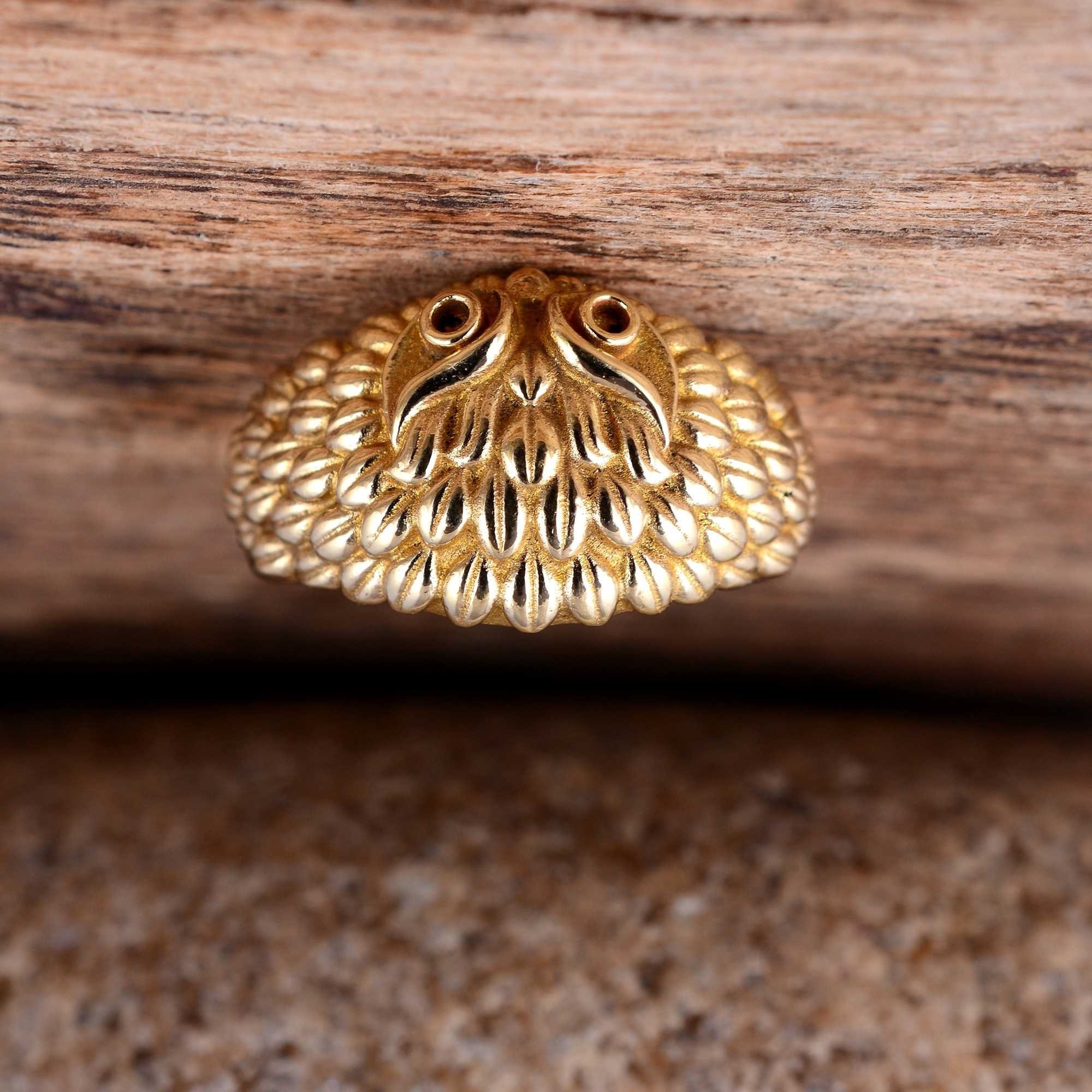 Vintage Brass Owl Ring, Gold Bird Ring for Women, Owl Lover Bird Inspired Ring, gift for her, Christ