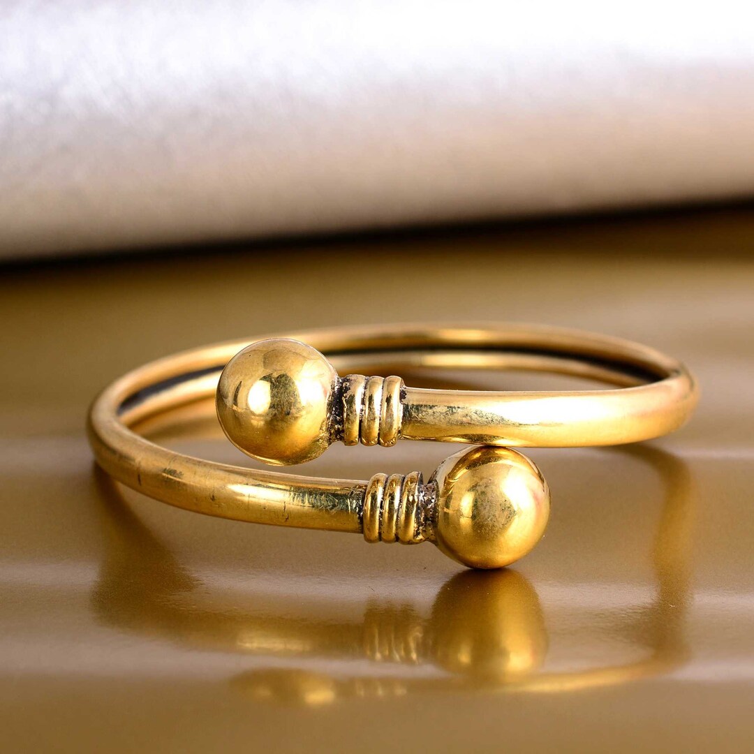 Sphere Gold Ball Bracelets, Ball Bracelets, Adjustable Bangle Bracelets