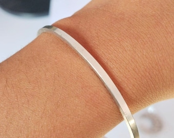 Pulsera de Plata para Mujer, plan bangel.