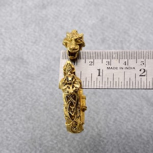 Golden Dragon Bracelet, Unisex Bracelet, Dual Head Dragon Jewelry, Dragon Bracelet, Animal Lover Jewelry, Dragon Gifts, Sale.