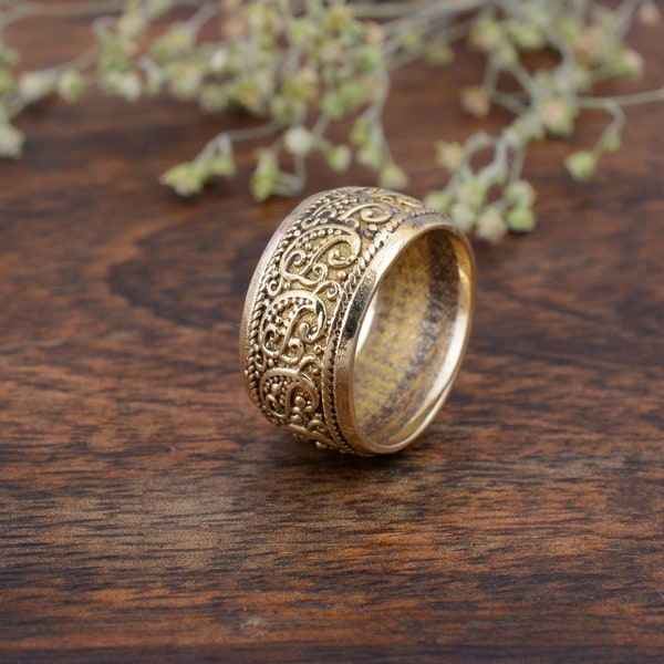 Round brass ring, Brass ring, Handmade ring, Plain brass ring, statement ring, Designer ring, Wedding band, Minimal ring, Ethnic ring, Gift