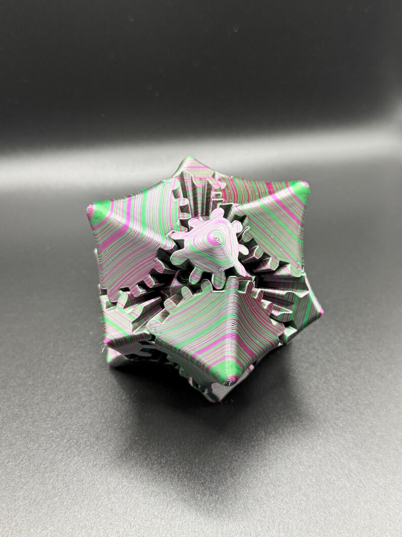 Star Pattern Gears 3D Gear Star - Etsy