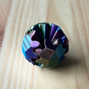 Flerfärgad Fidget-sfär med växel "3-pack" bild 1