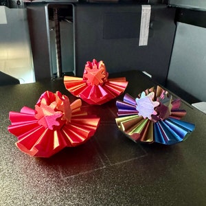 Flerfärgad Fidget-sfär med växel "3-pack" bild 5