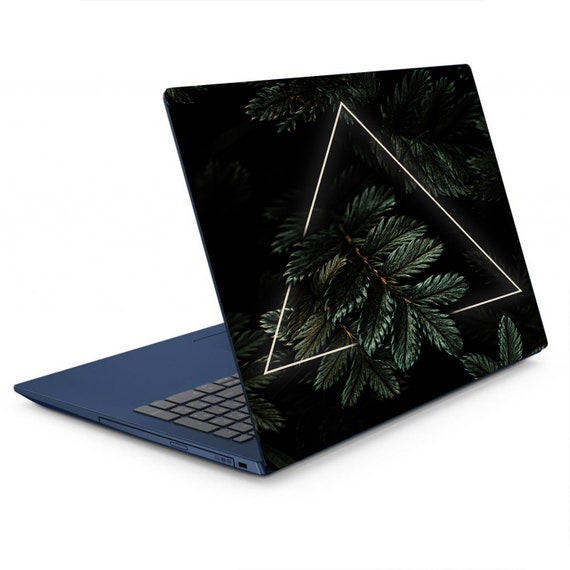 Black Floral Laptop Skin Dark Leaf Vinyl Decal Sticker Dell Inspiron Hp  Lenovo Asus Chromebook Acer Universal Cover for Laptop Decal GD151 
