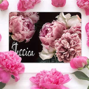 Peony Flower Laptop Skin  Universal Notebook Vinyl Wrap Any  Laptop Cover Peel & Stick Asus Acer Hp Dell Lenovo Chromebook Decal Cover GD504