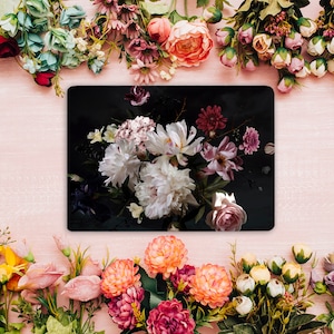 Peony Flower  Laptop Skin / Universal Notebook Vinyl Wrap  Laptop Cover Peel & Stick Asus Acer Hp Dell Lenovo Chromebook Vinyl Decal GD502