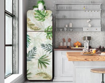 Adesivi Murali Arancioni A Tema Frutta E Foglie - 8 Stili, PVC Impermeabile, Per Finestre, Frigo, Cucina - Foto 6