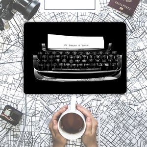 Black Typewriter Laptop Skin, Vinyl Decal Sticker Dell Inspiron Hp Lenovo Asus Chromebook Acer Universal Cover For Laptop Decal GD401