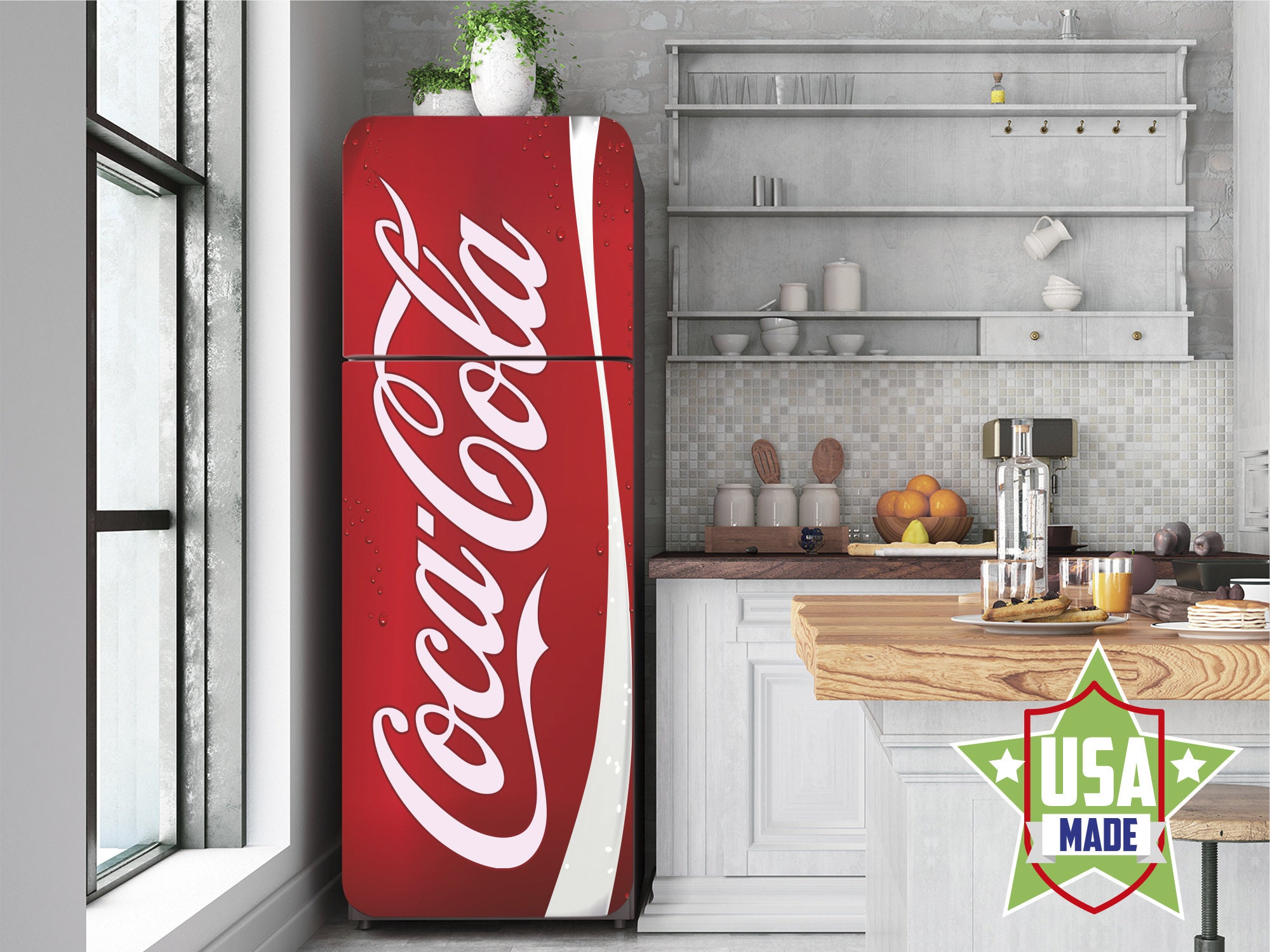 Einzigartiger, brandneuer Coca-Cola-Kühlschrank mit Flas…