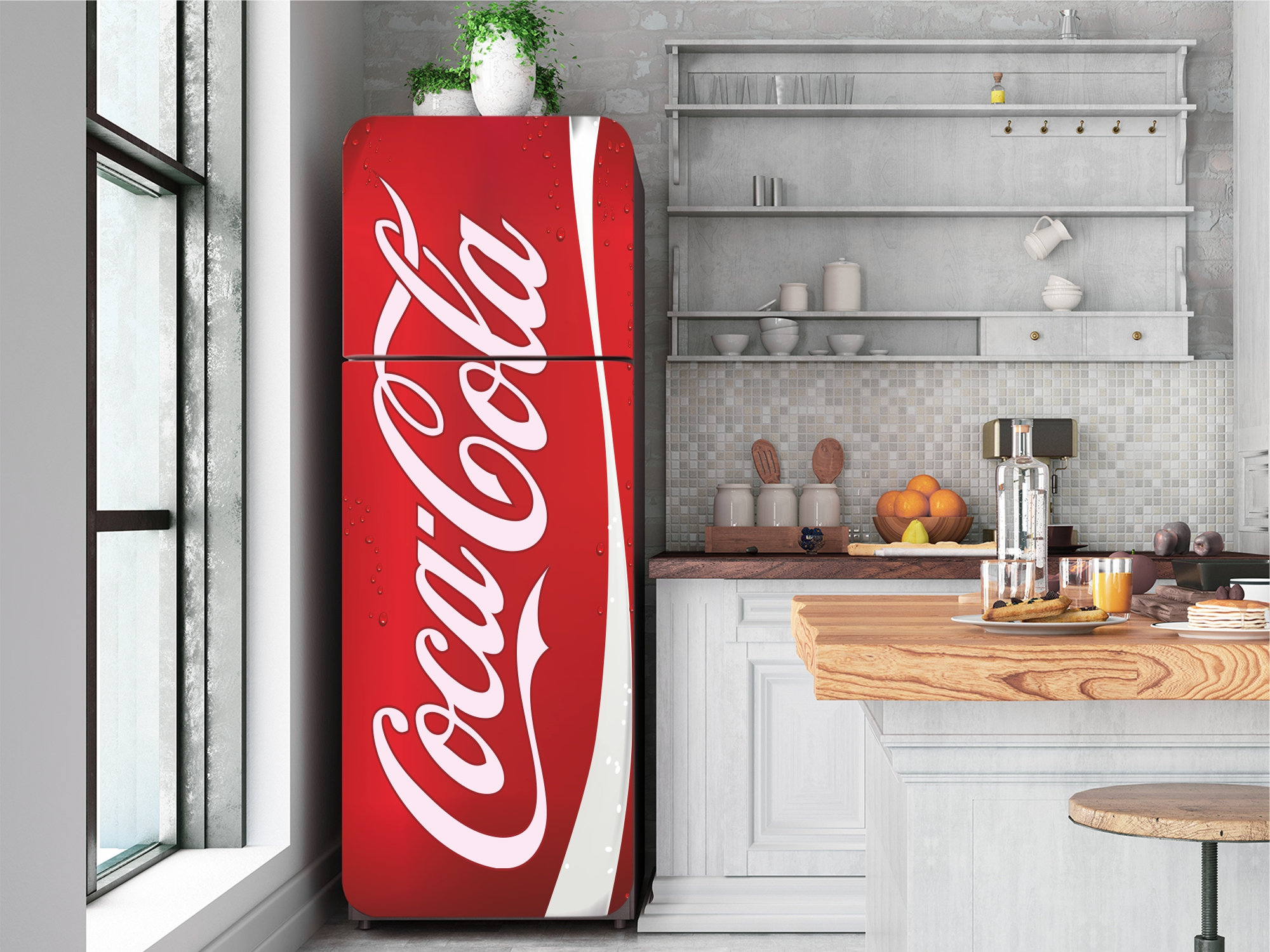 Vinilo Nevera Coca Cola