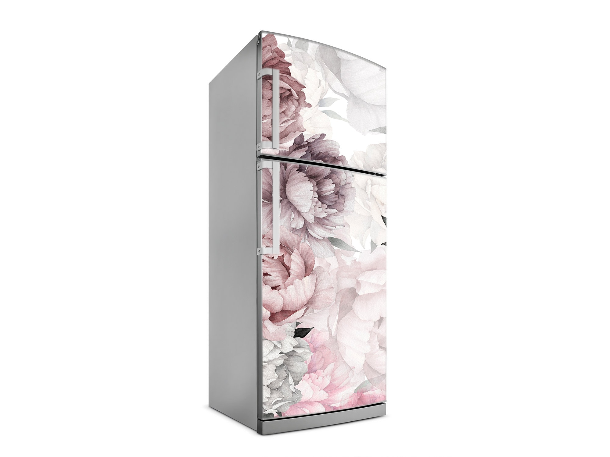 Peony Flower Decal Fridge Peonies Floral Wall Fridge Etsy