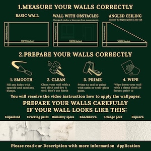 The image is a detailed instructional guide on how to prepare walls for painting. It provides step-by-step instructions on how to clean, prime, and paint walls, as well as tips on how to properly prepare walls for painting. The guide also includes a list of common wall preparation mistakes to avoid. The image is a helpful resource for anyone looking to improve their painting skills or learn how to properly prepare walls for painting.