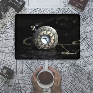 Dark Laptop Decal Skin Old Watch Vinyl  Sticker Notebook Dell Inspiron Hp Lenovo Asus Chromebook Acer Universal Cover For Laptop Decal GD167
