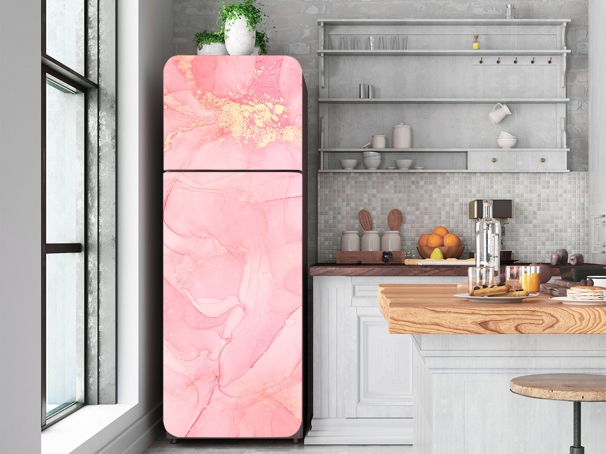 Réfrigérateur rose