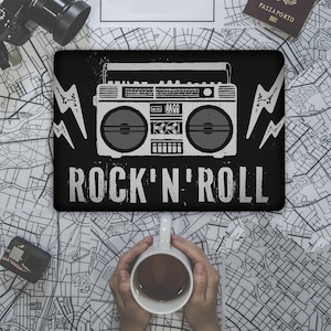 Rock n Roll Laptop Aufkleber Skin - Tape Recorder Vinyl Aufkleber Aufkleber Dell Lenovo Asus Chromebook Acer Universal Cover Laptop Skin GD135