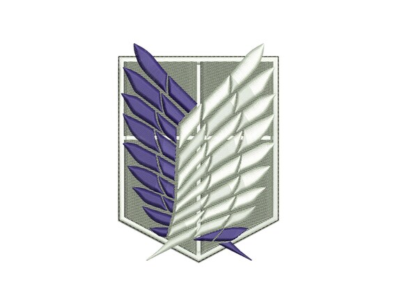 Attack On Titan Embroidery Design 2 Sizes Scout Regiment Etsy