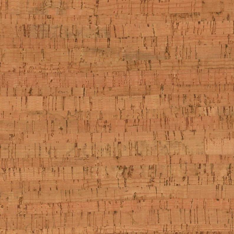 Rustic Natural Cork Fabric By the Inch image 1