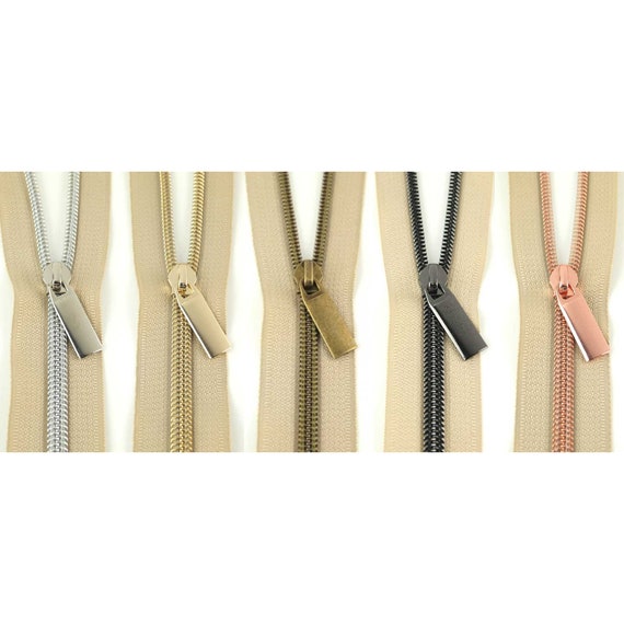 通販生活 ファッション 9 With Yards 3 Zippers: Coil Nylon #3 or #5 Beige Pulls Etsy - 木工、竹工芸
