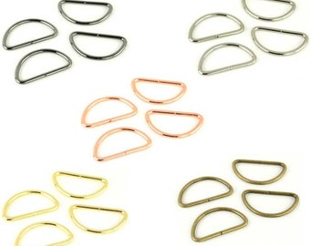 Four D-Rings 1 1/2"