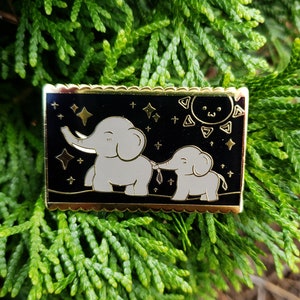 Endangered Animals: Africa Enamel Pin Series- Elephant March 2"