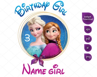 Download Frozen Birthday Svg Etsy