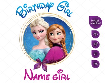 Download Frozen Birthday Svg Etsy