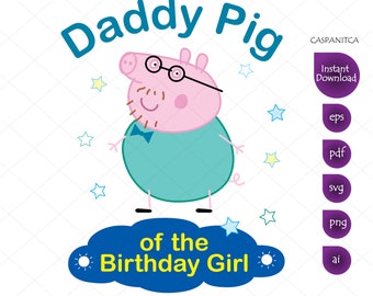 Download Daddy Pig Clipart Etsy