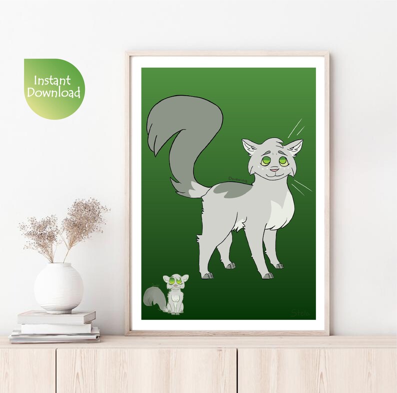 Warrior Cats Printable 2021 Wall Calendar Instant Download Etsy