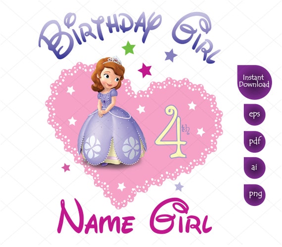 Free Free 97 Disney Princess 4Th Birthday Svg SVG PNG EPS DXF File