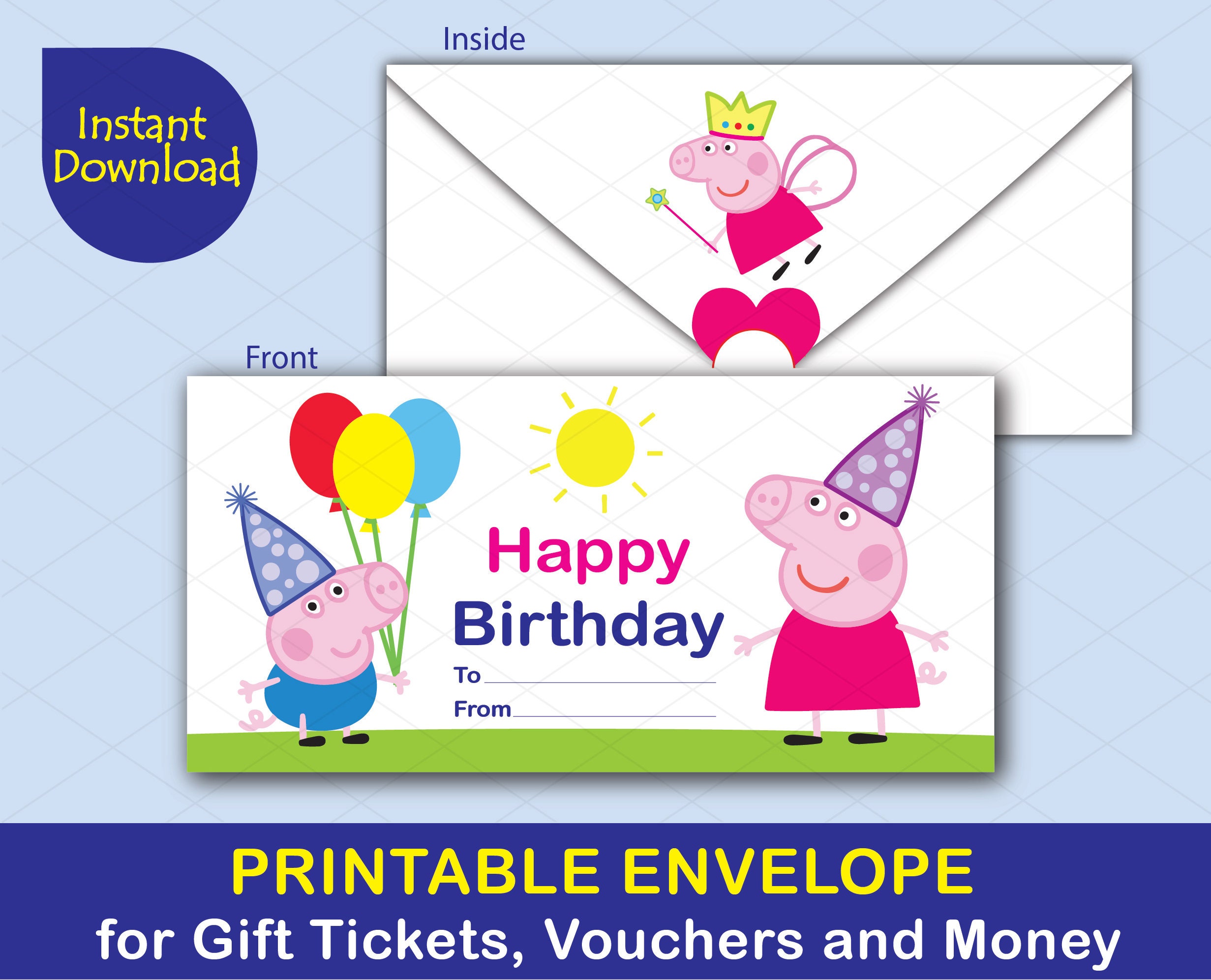 George Pig 1st Birthday Boy Clipart Peppa Pig svg Printable | Etsy