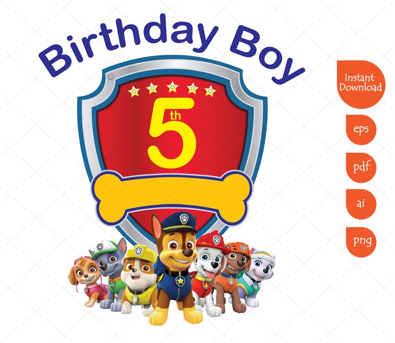 Free Free Paw Patrol Birthday Svg Free 680 SVG PNG EPS DXF File