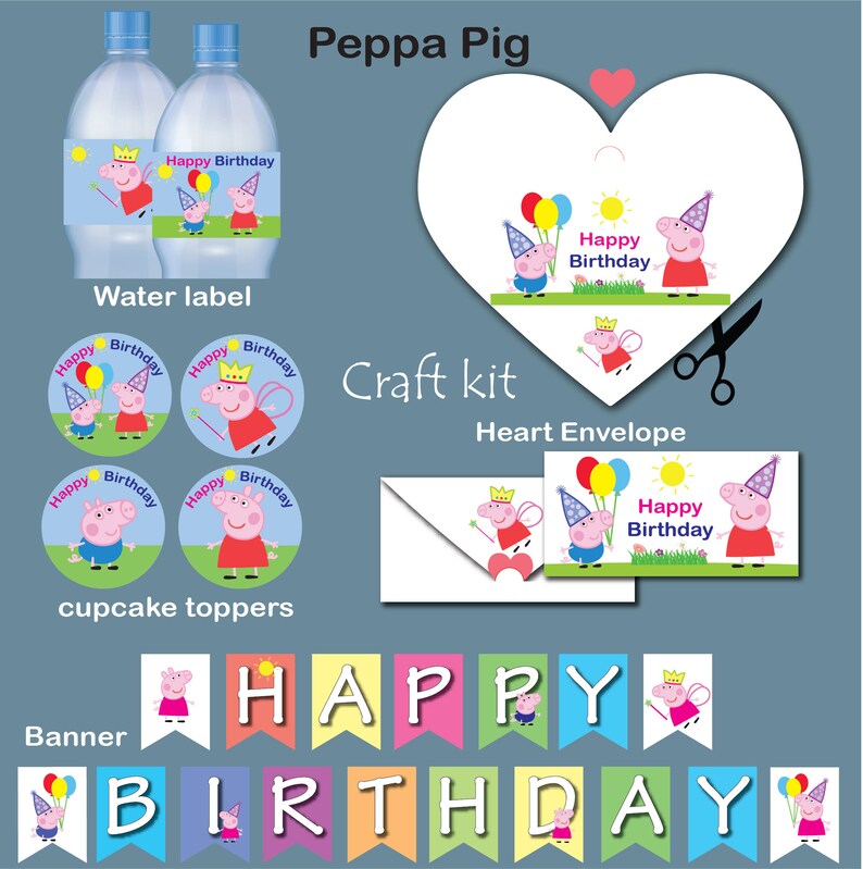 Download Grandma Pig of the Birthday Girl Clipart Peppa Pig svg | Etsy