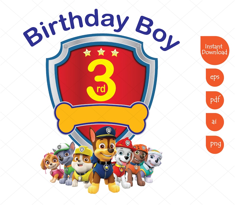 paw patrol birthday svg images free paw patrol birthday svg images free